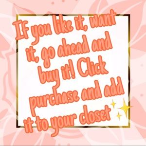 Purchase what you like! It’s the holiday season✨